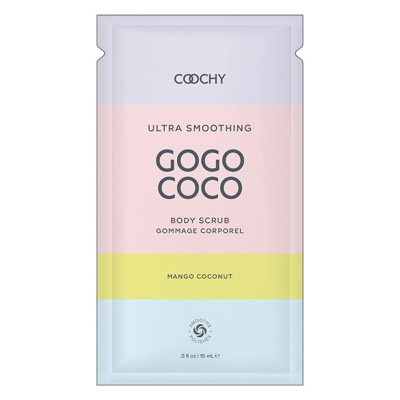 Coochy Ultra Gogo Coco Smoothing Body Scrub-Mango Coconut 10ml Foil