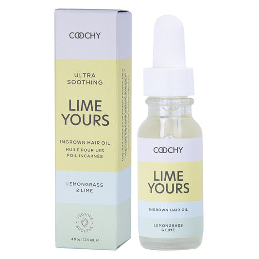 Coochy Ultra Lime Yours Soothing Ingrown Hair Oil-Lemongrass Lime 12.5ml