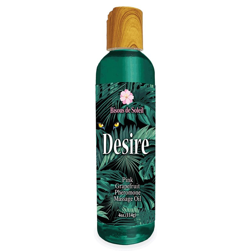 Desire Pheromone Massage Oil-Pink Grapefruit 4oz