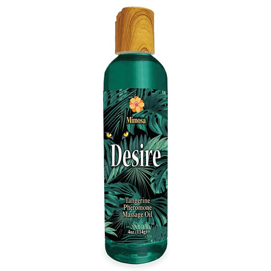 Desire Pheromone Massage Oil-Tangerine 4oz