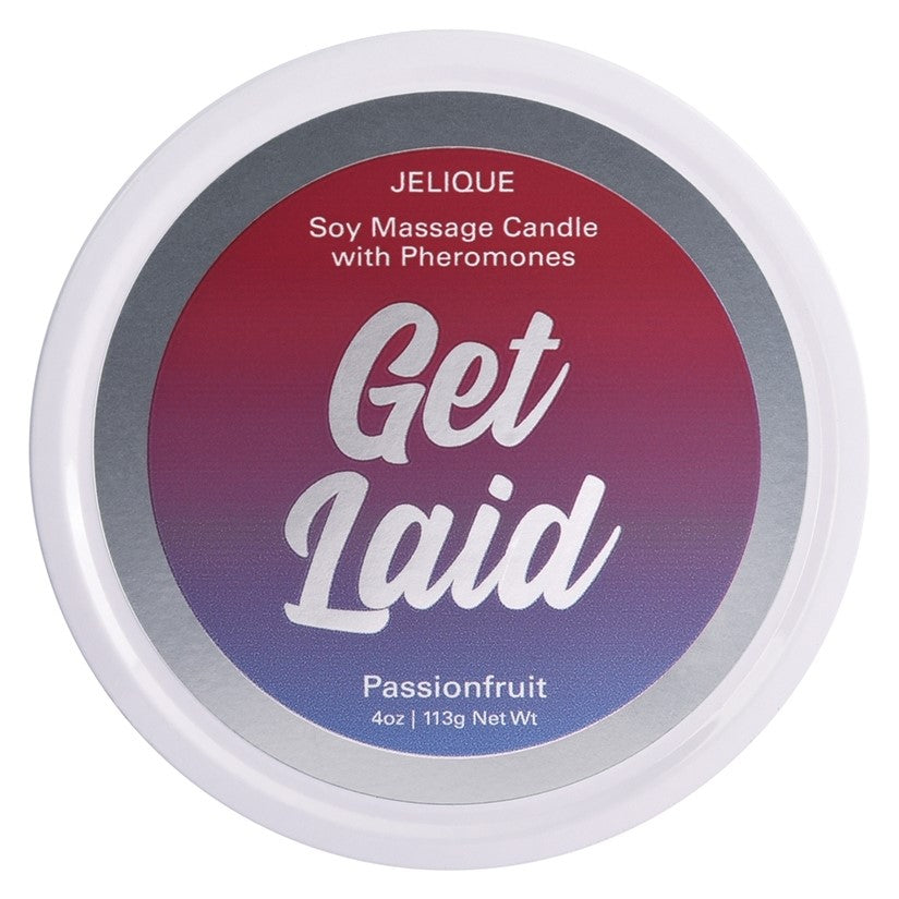 Jelique Massage Candle Get Laid Passion Fruit 4oz