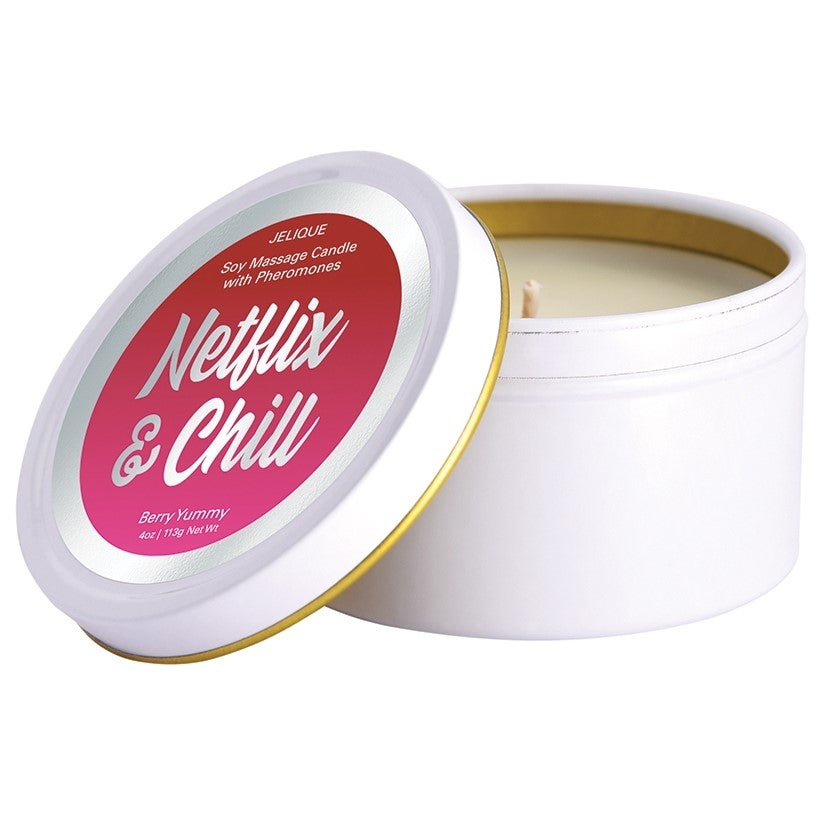 Jelique Massage Candle Netflix & Chill Berry Yummy 4oz