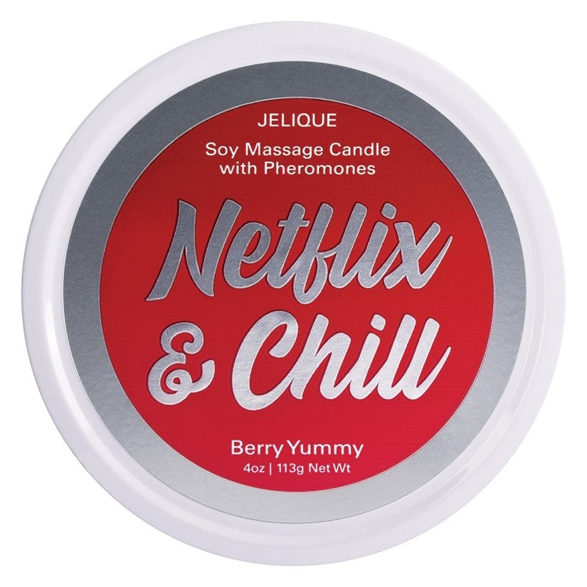 Jelique Massage Candle Netflix & Chill Berry Yummy 4oz