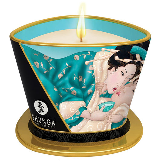 Shunga Massage Candle-Island Blossoms 5.7oz