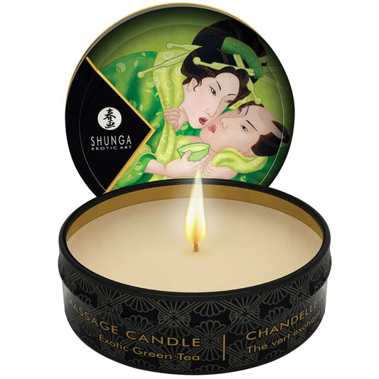 Shunga Mini Massage Candle-Exotic Green Tea