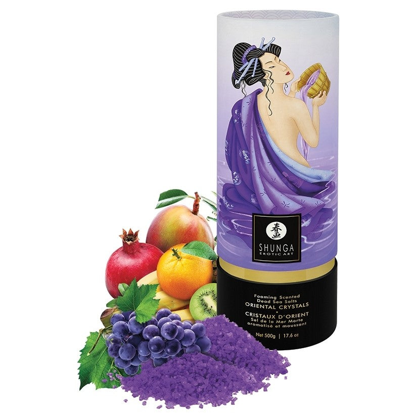 Shunga Oriental Crystals Bath Salts-Exotic Fruits 17.6oz