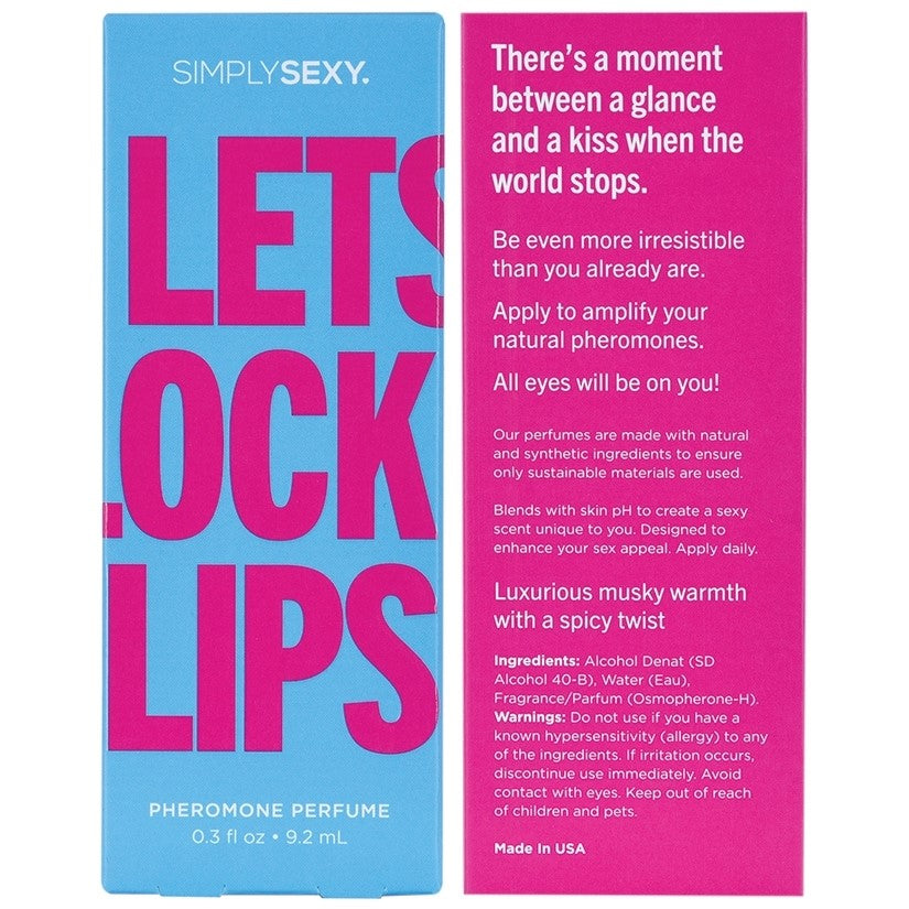 Simply Sexy Pheromone Perfume-Let's Lock Lips 0.3oz